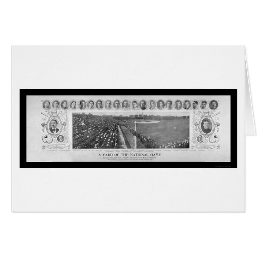 Chicago Cubs Baseball Champions Photo 1907 (Front Horizontal)