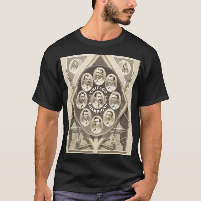 Chicago Cubs Win the 1st National Pennant T-Shirt (Front)
