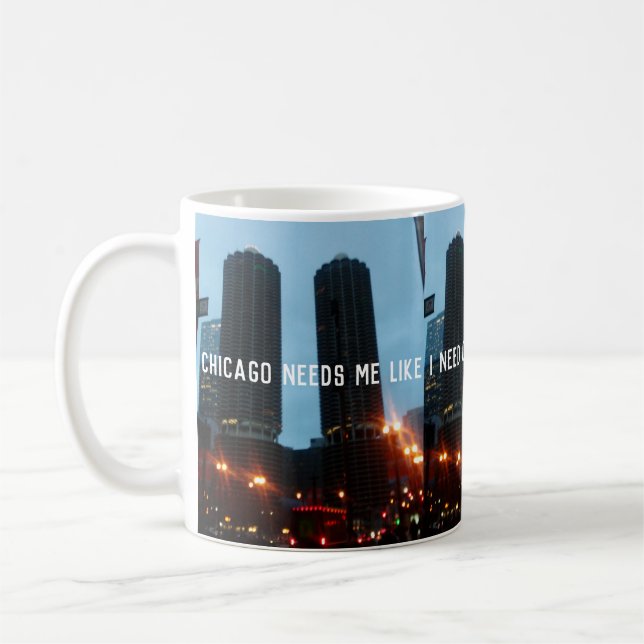Chicago custom mug (Left)
