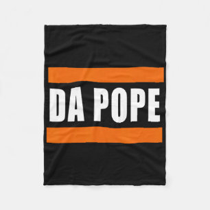 Chicago Da Pope Funny Humor Fleece Blanket
