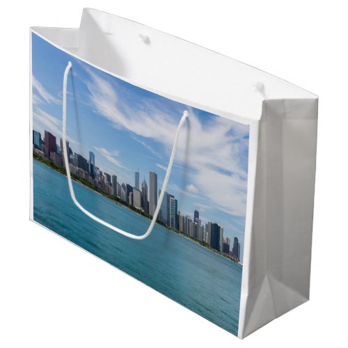 Chicago Day Cityscape Large Gift Bag