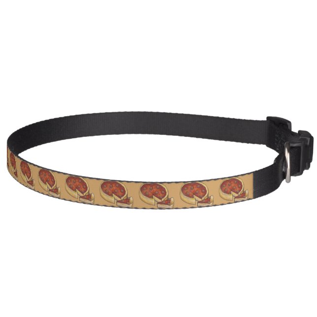 Chicago Deep Dish Pizza w/ Pepperoni Pet Collar (Right)
