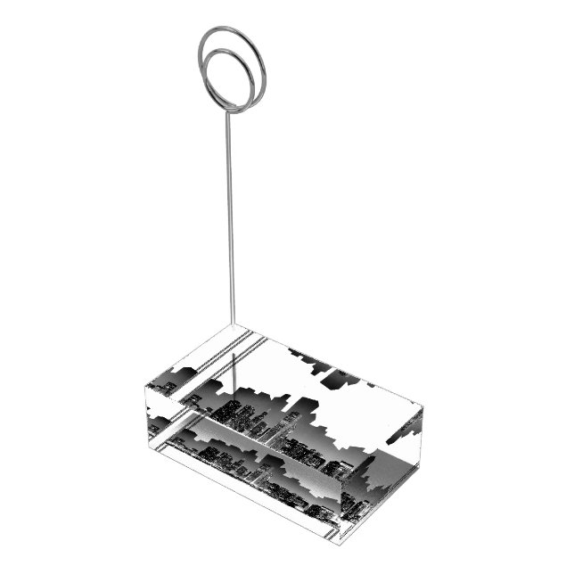 Chicago Destination Wedding Table Number Holder (Corner)