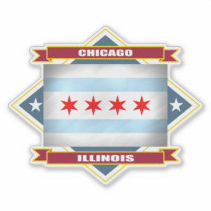 Chicago diamond sticker