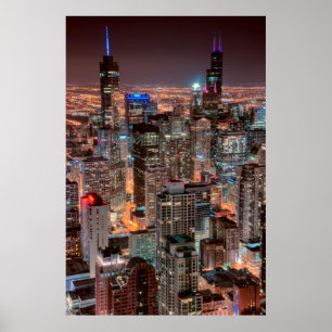 CHICAGO DOWNTOWN POSTER