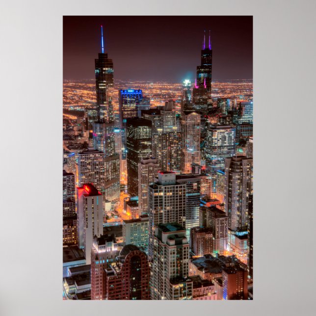 CHICAGO DOWNTOWN POSTER (Front)