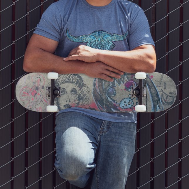 Chicago Drawing Graffiti  Skateboard (Outdoor 3)