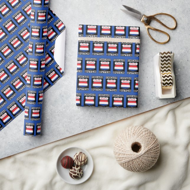 Chicago Dutch American Wrapping Paper (Crafts)