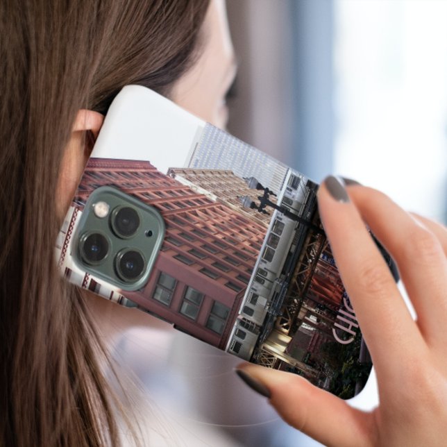 Chicago Elevated Loop Train Iphone Case (In Situ)