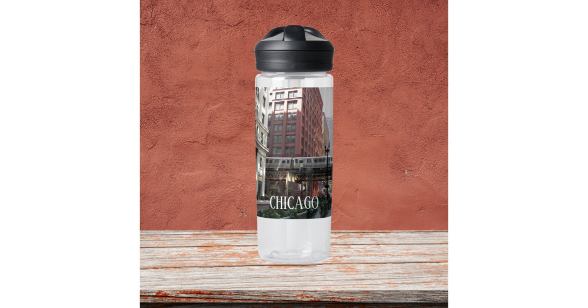 Chicago Elevated Loop Train Water Bottle