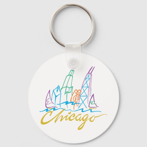 CHICAGO_EMB KEYCHAIN