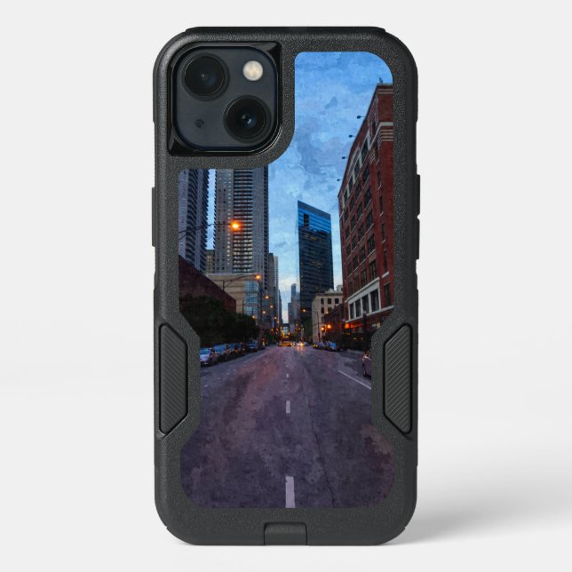 Chicago Evening Drive OtterBox Samsung Galaxy Case (Back)