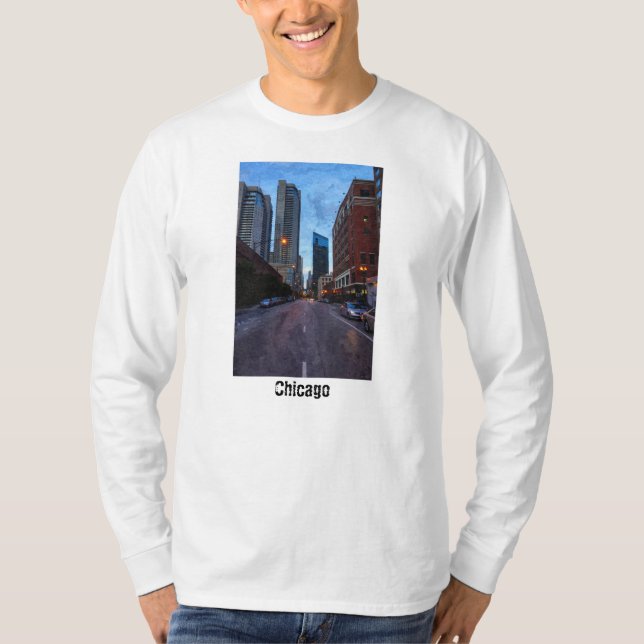 Chicago Evening Drive T-Shirt (Front)