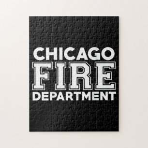 Chicago Fire Rescue Department Firefighter Jigsaw Puzzle