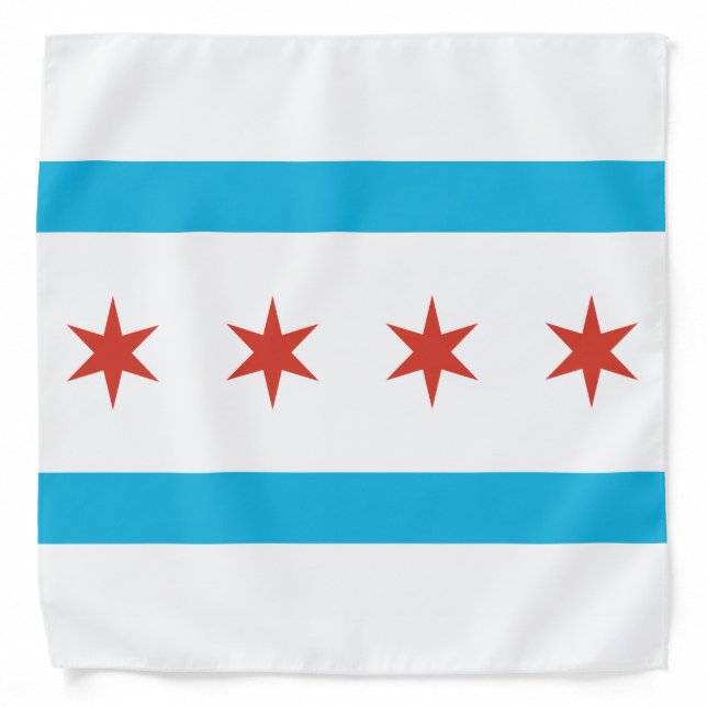 Chicago Flag Bandana (Front)