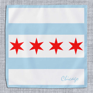 Chicago Flag bandana, Chicago fashion /USA Bandana
