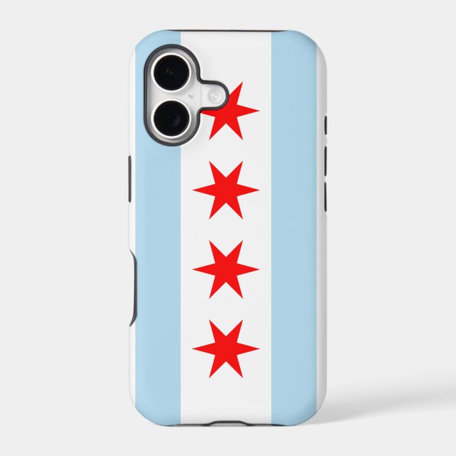 Chicago Flag Case-Mate iPhone Case (Back)