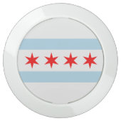 Chicago Flag Chi City USB Charging Station (Front)