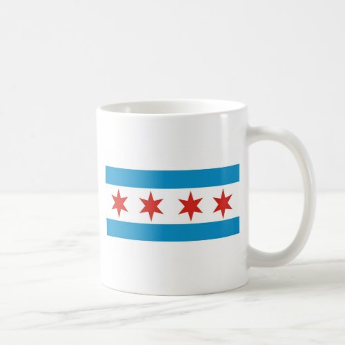 chicago flag coffee mug