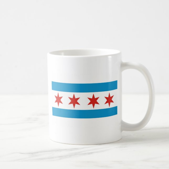 chicago flag coffee mug (Right)