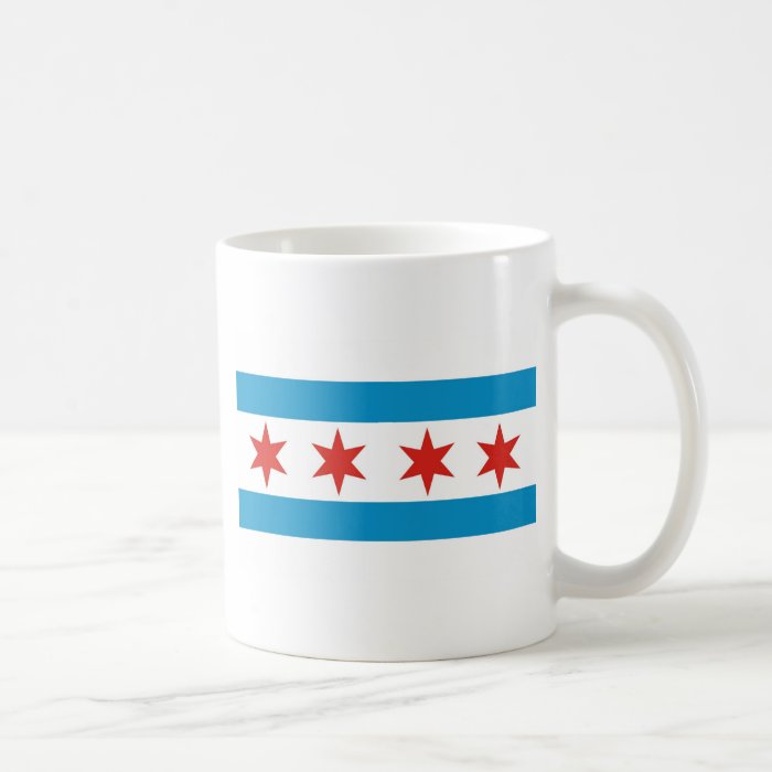 chicago flag coffee mugs