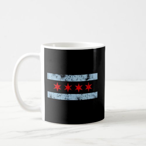 Chicago Flag Distressed Chi Town Windy City Coffee Mug