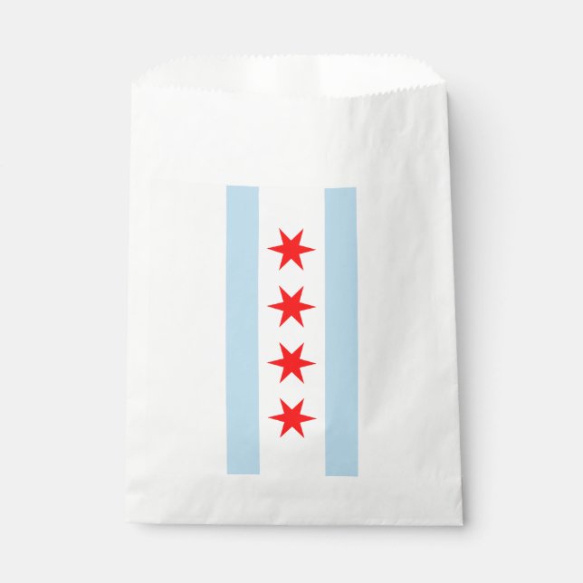 Chicago Flag Favor Bag (Front)