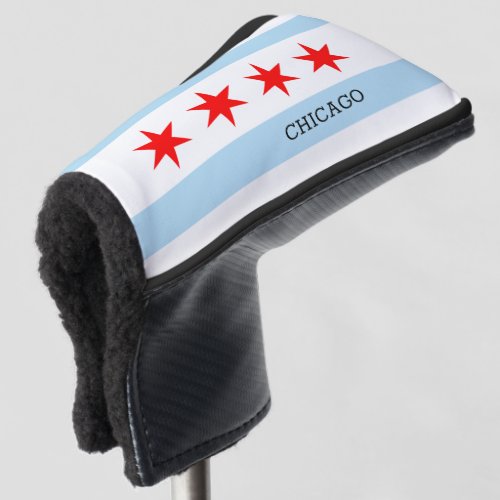 Chicago Flag Golf Clubs Covers  Illinois