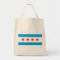 Chicago Flag Grocery Tote