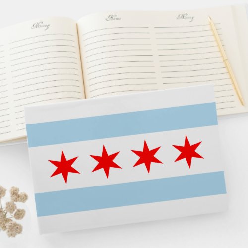 Chicago Flag Guest Book