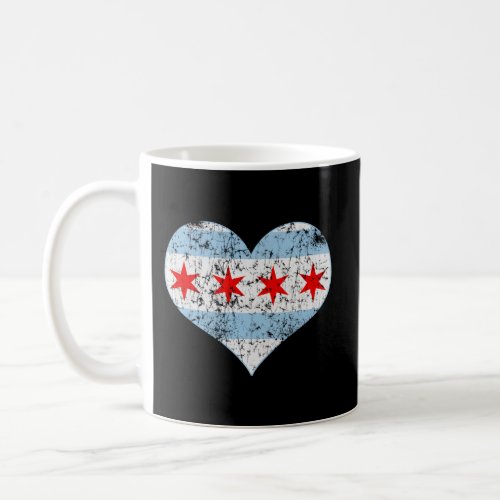 Chicago Flag He Faded Coffee Mug