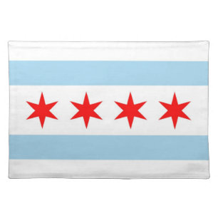Chicago Flag, Illinois American MoJo Placemat