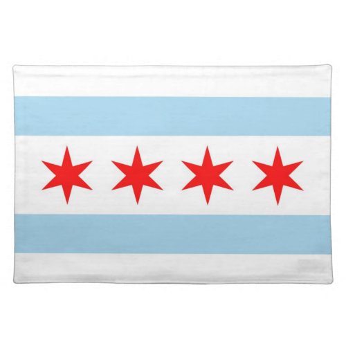 Chicago Flag Illinois American MoJo Placemat