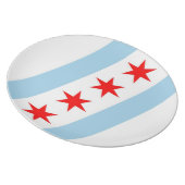 Chicago Flag, Illinois State Plate (Right Side)