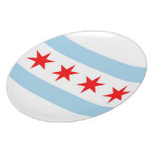 Chicago Flag, Illinois State Plate (Left Side)