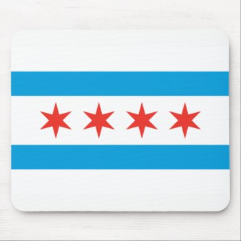 Chicago Flag Mousepad by TheChicagoShop at Zazzle