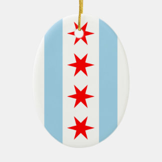 Chicago Flag ornament