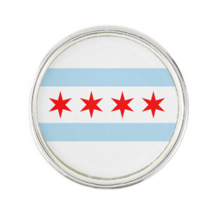 Chicago Flag Pin