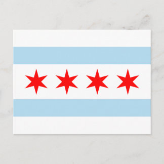 Chicago Flag Postcard