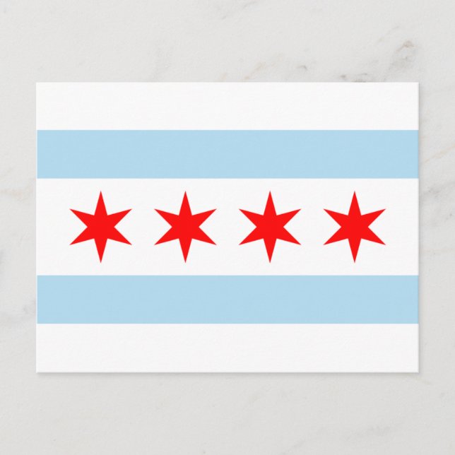 Chicago Flag Postcards (Front)
