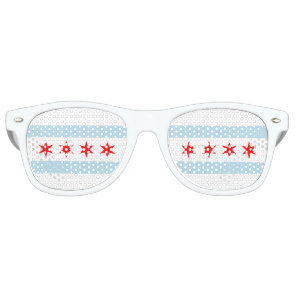 Chicago Flag Retro Sunglasses