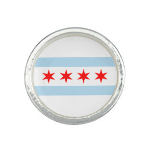 Chicago Flag Ring