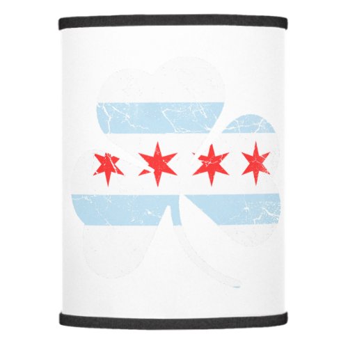 Chicago Flag Shamrock Irish St Patricks Day Family Lamp Shade