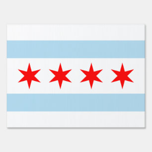 Chicago Flag Sign