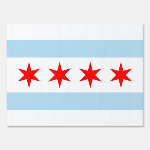 Chicago Flag Sign