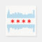 Chicago Flag Skyline