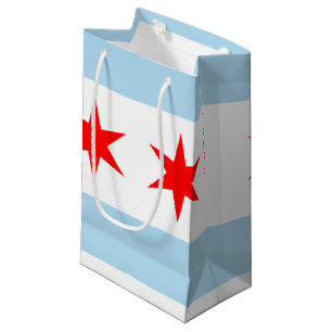 Chicago Flag Small Gift Bag