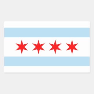 Chicago Flag Sticker