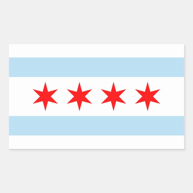 Chicago Flag Stickers (Front)
