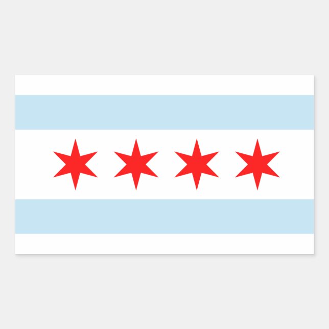 Chicago Flag Stickers (Front)